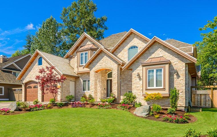 Front view of a house